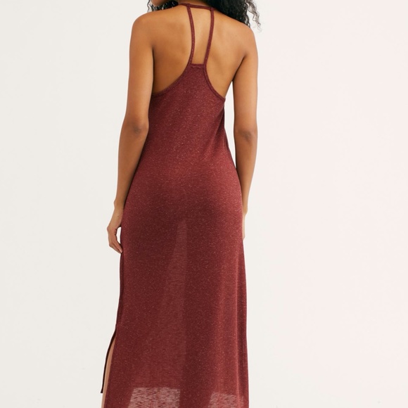 Free People Beach Boho Orchid Midi Dress XS - Picture 4 of 6